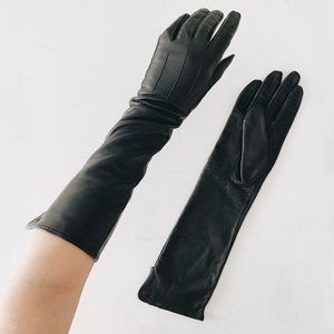 Club Monaco Long Leather Gloves